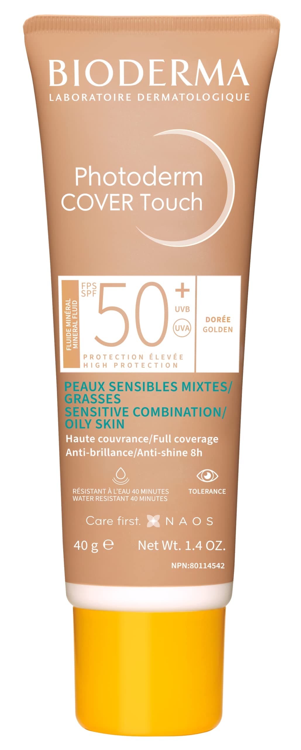 Bioderma Photoderm Cover Touch Mineral FPS 50+ Base de Maquillaje Líquida