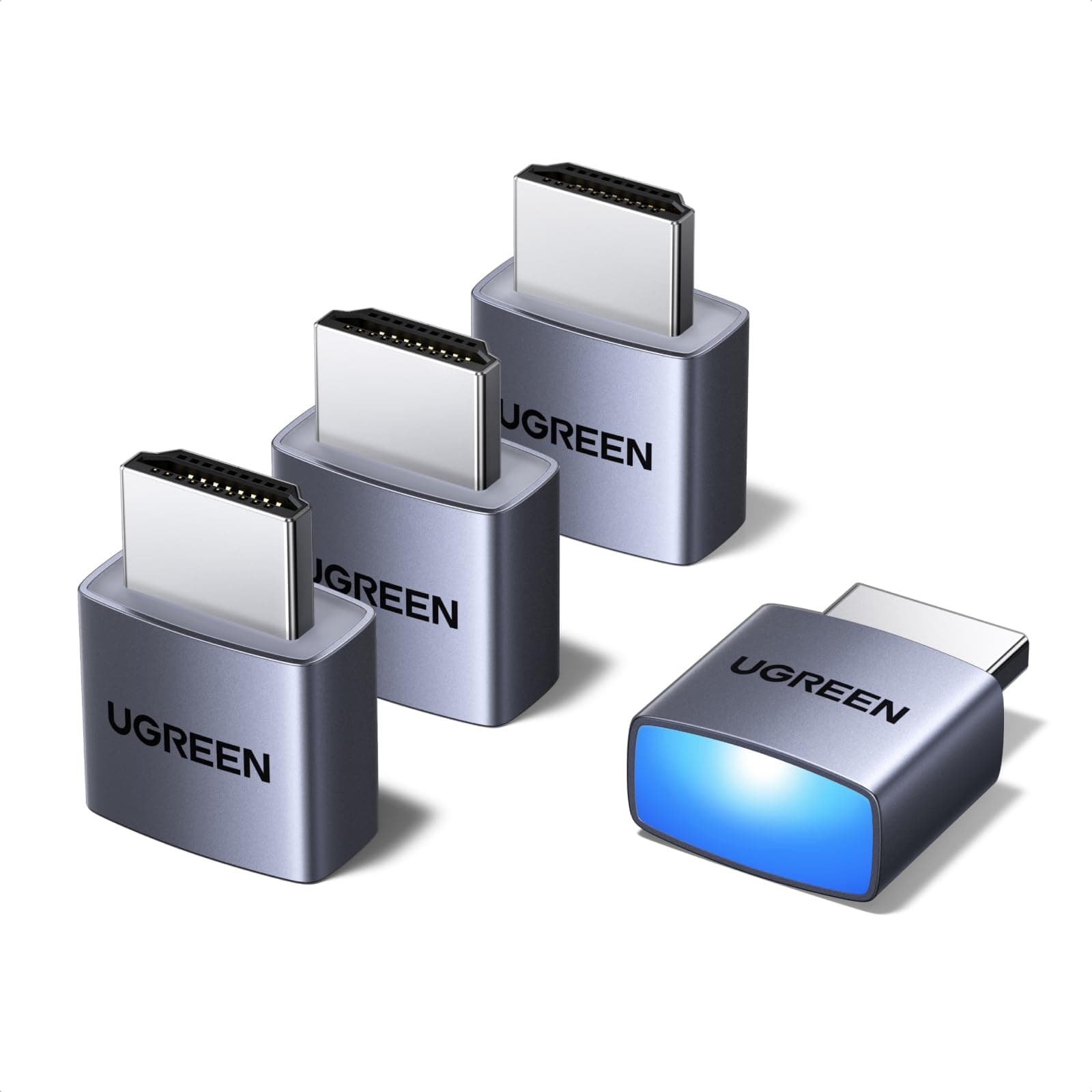 UGREEN 4PCS Conectores HDMI 4K Virtual Ficticios Emulador EDID