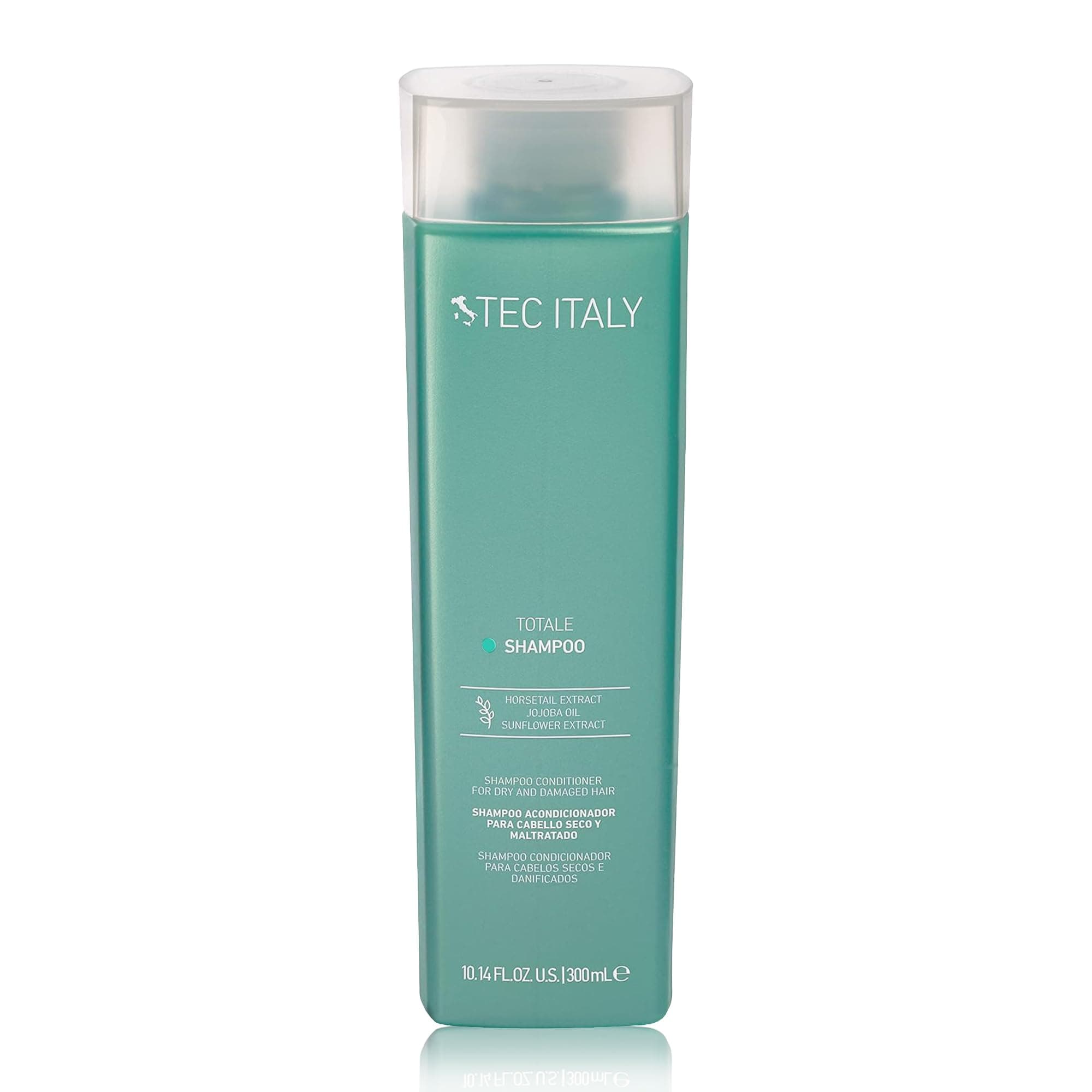 TEC ITALY Totale Shampoo Hidratación Intensiva Brillo Cabello Seco 300 ml