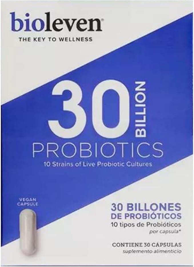 Bioleven - 30 mil millones de probióticos - 30 cápsulas