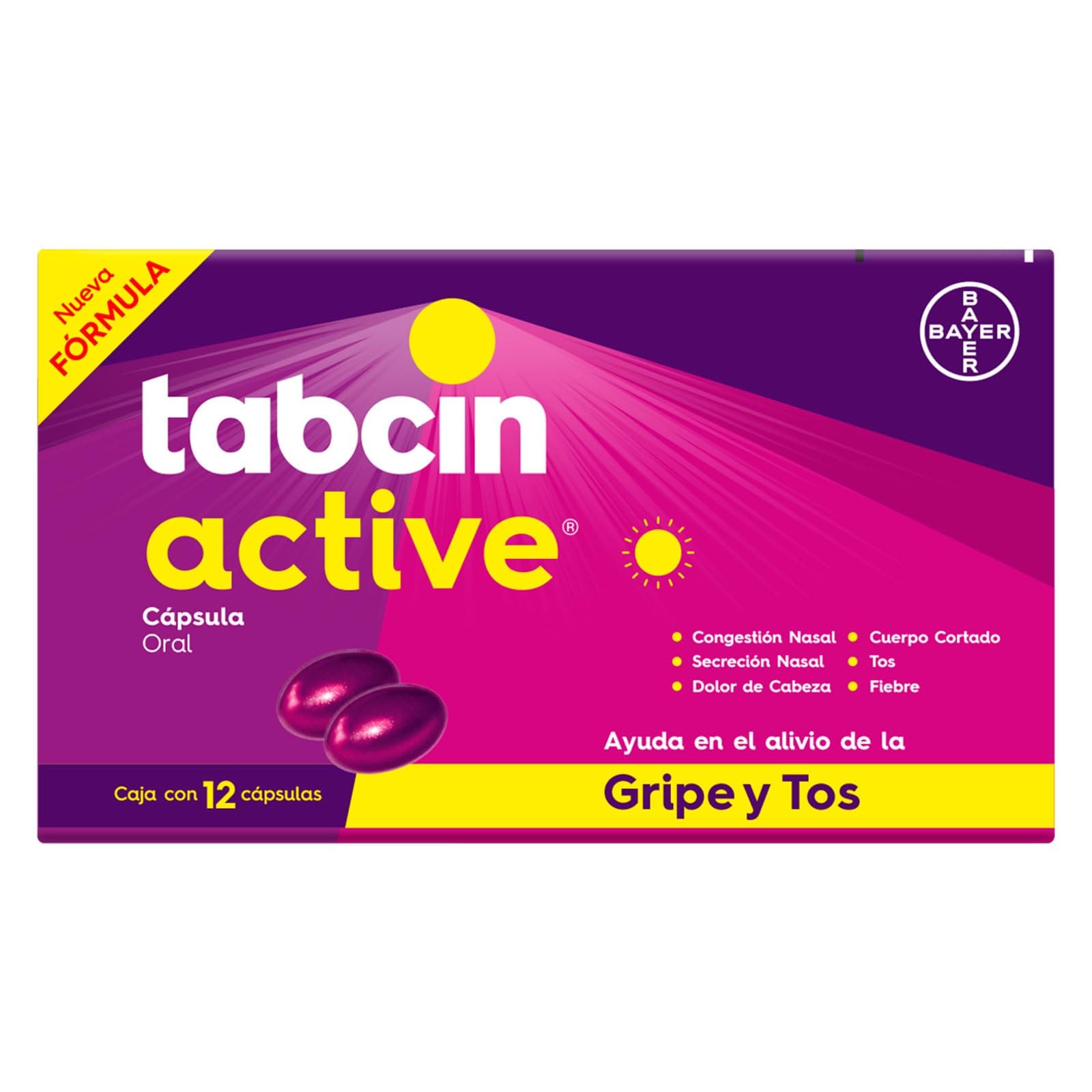 Tabcin Pods Active Analgésico y Antihistamínico