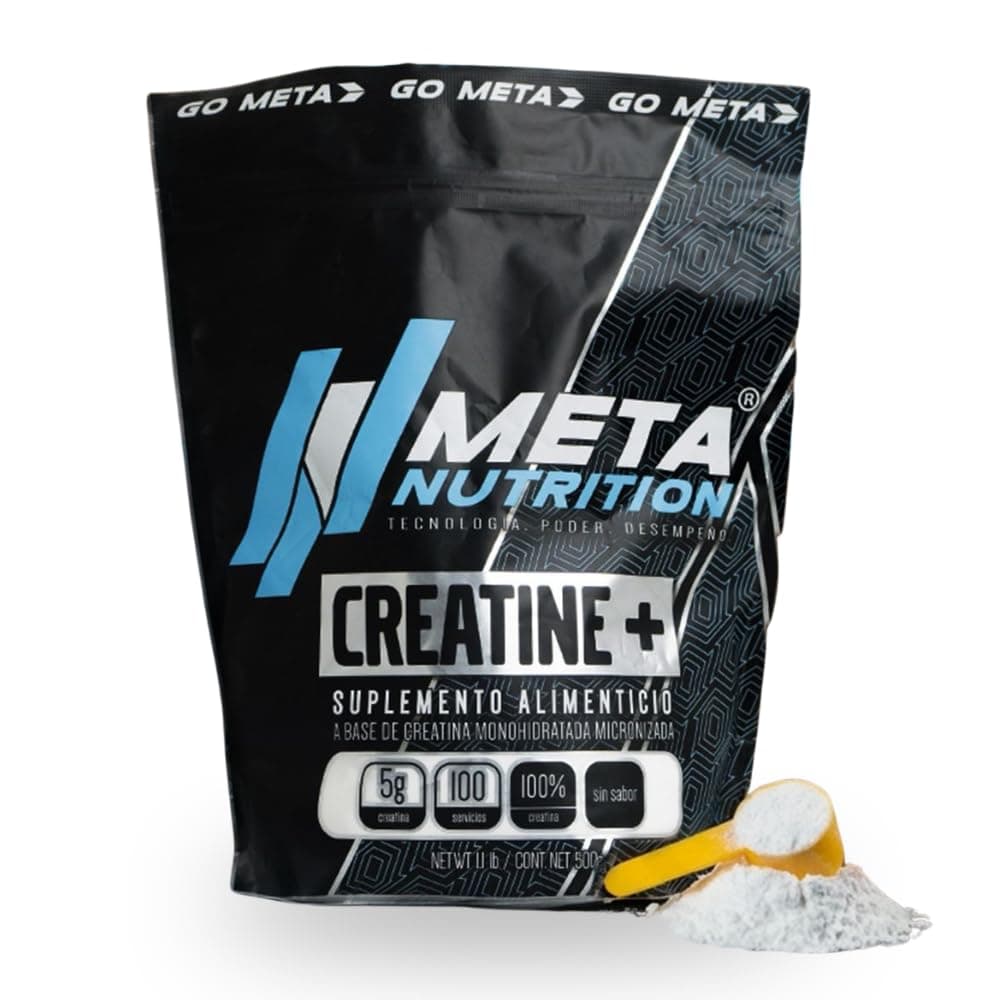 Meta Nutrition Creatina Monohidratada Micronizada Pura. 500gr