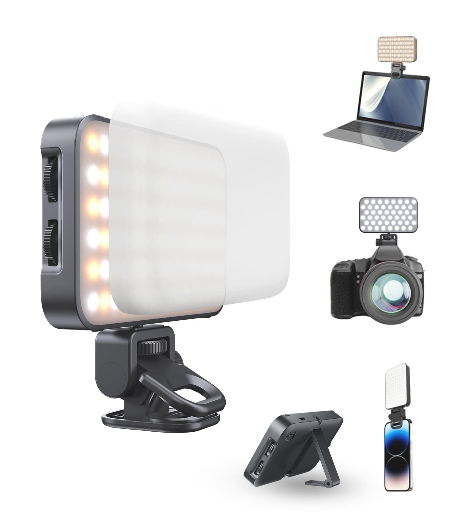 TONEOF 96 LED Luz para Celular Recargable
