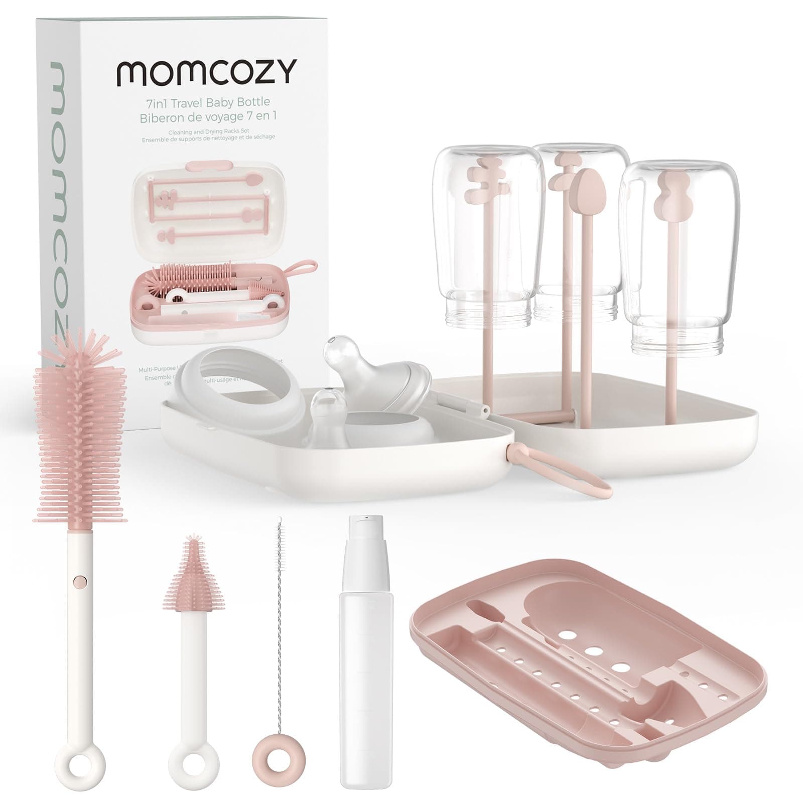 Momcozy Juego de Cepillos para Biberones