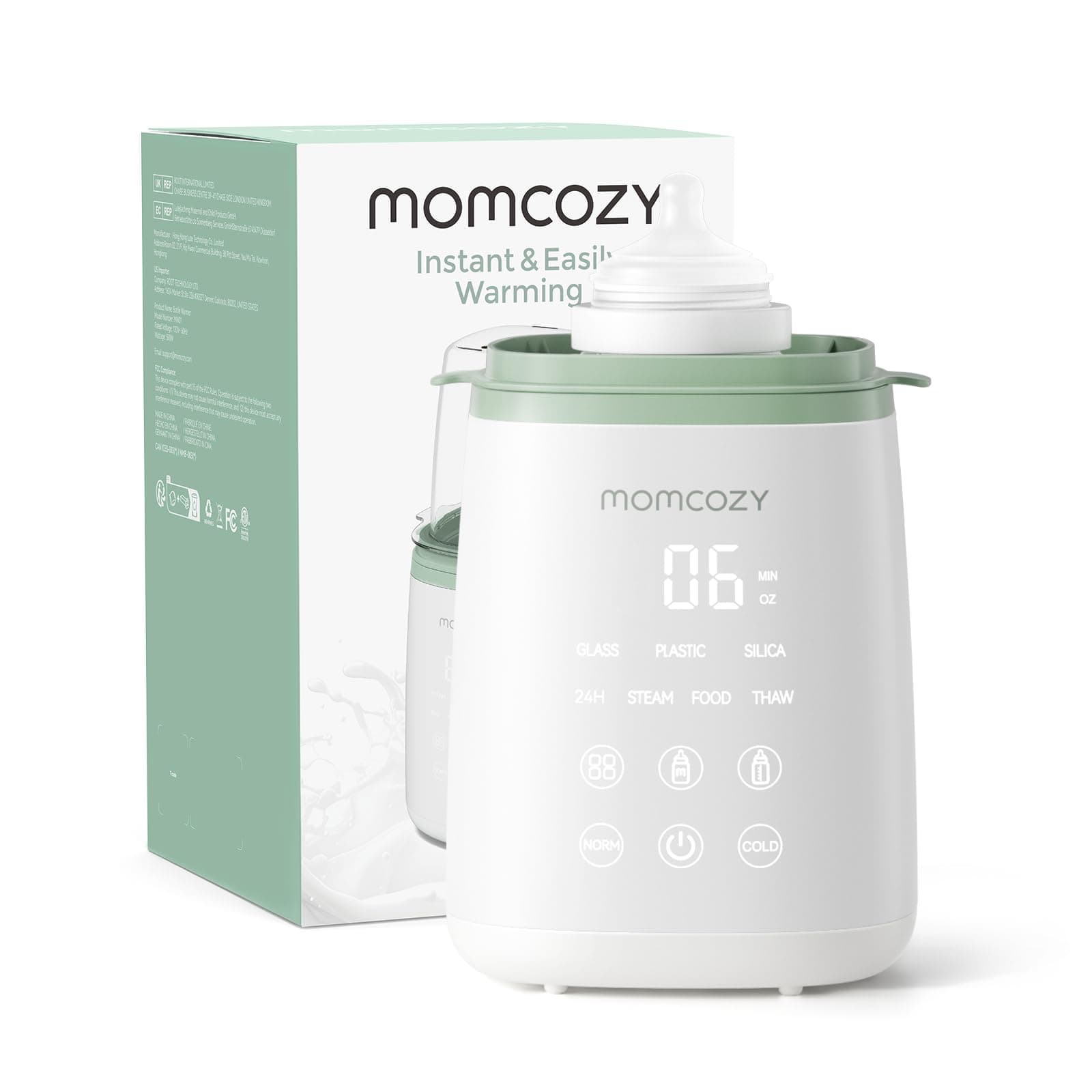 Momcozy Calentador de Biberones Rápido