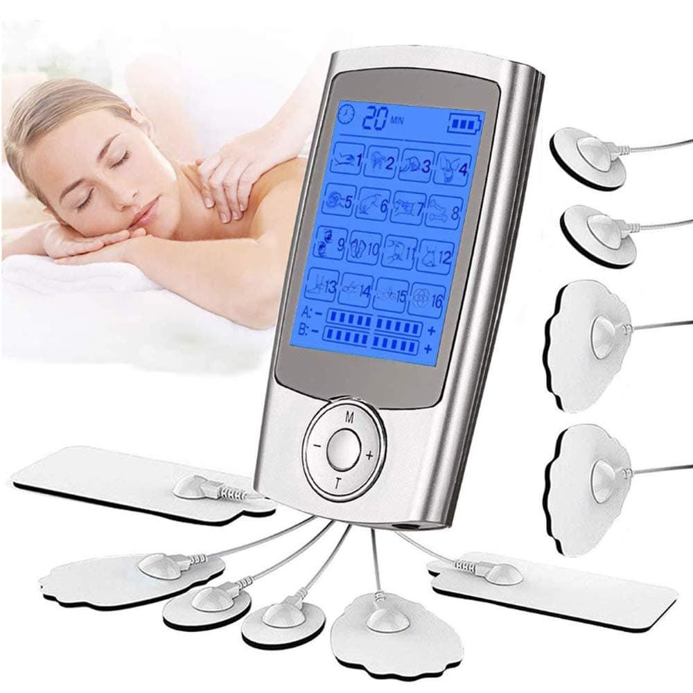 INGEQUIS TENS Electroestimulador de Pulso con 16 Modos y 20 Intensidades