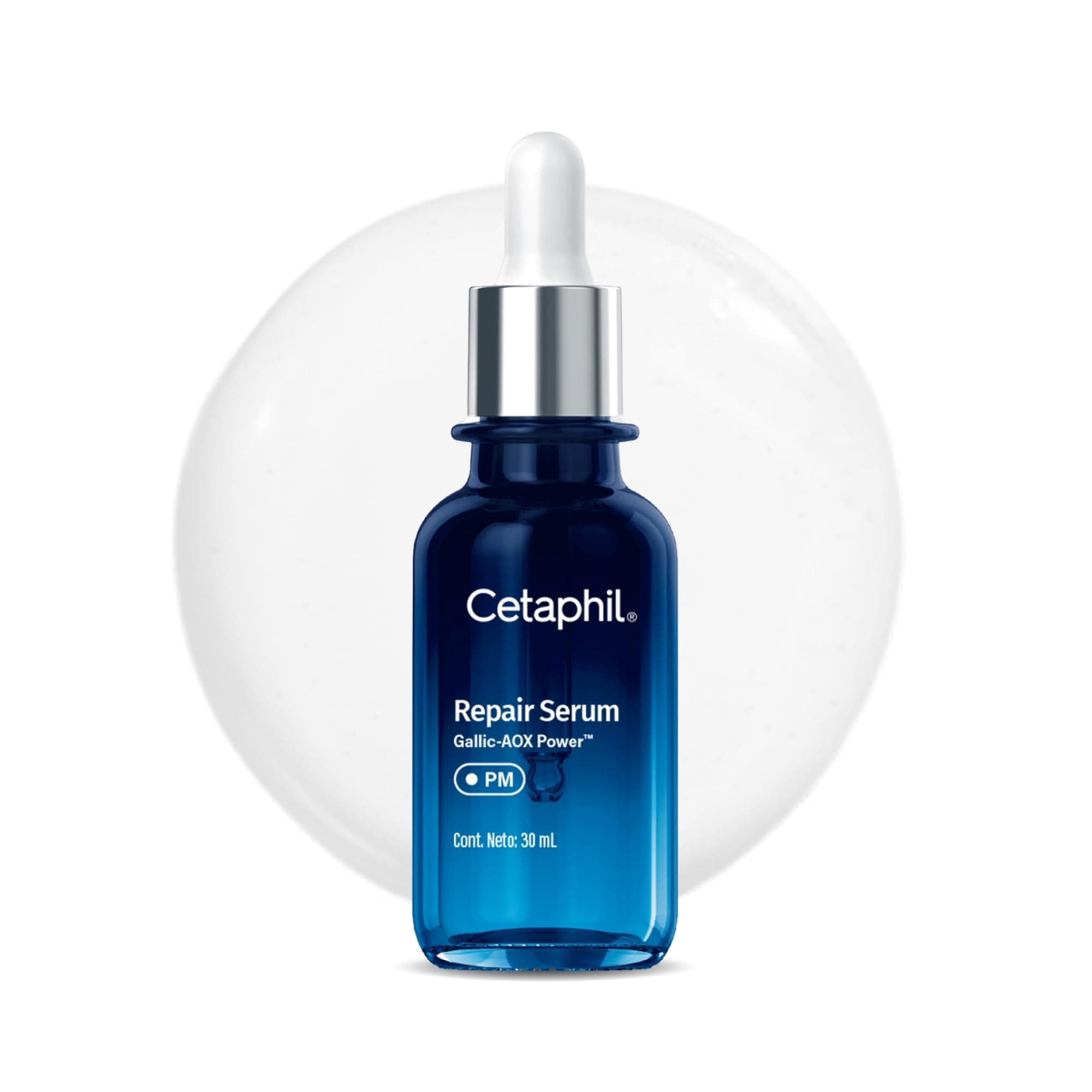 Cetaphil Repair PM Sérum Reparador Nocturno CICA Bifida Piel Sensible 30 ml
