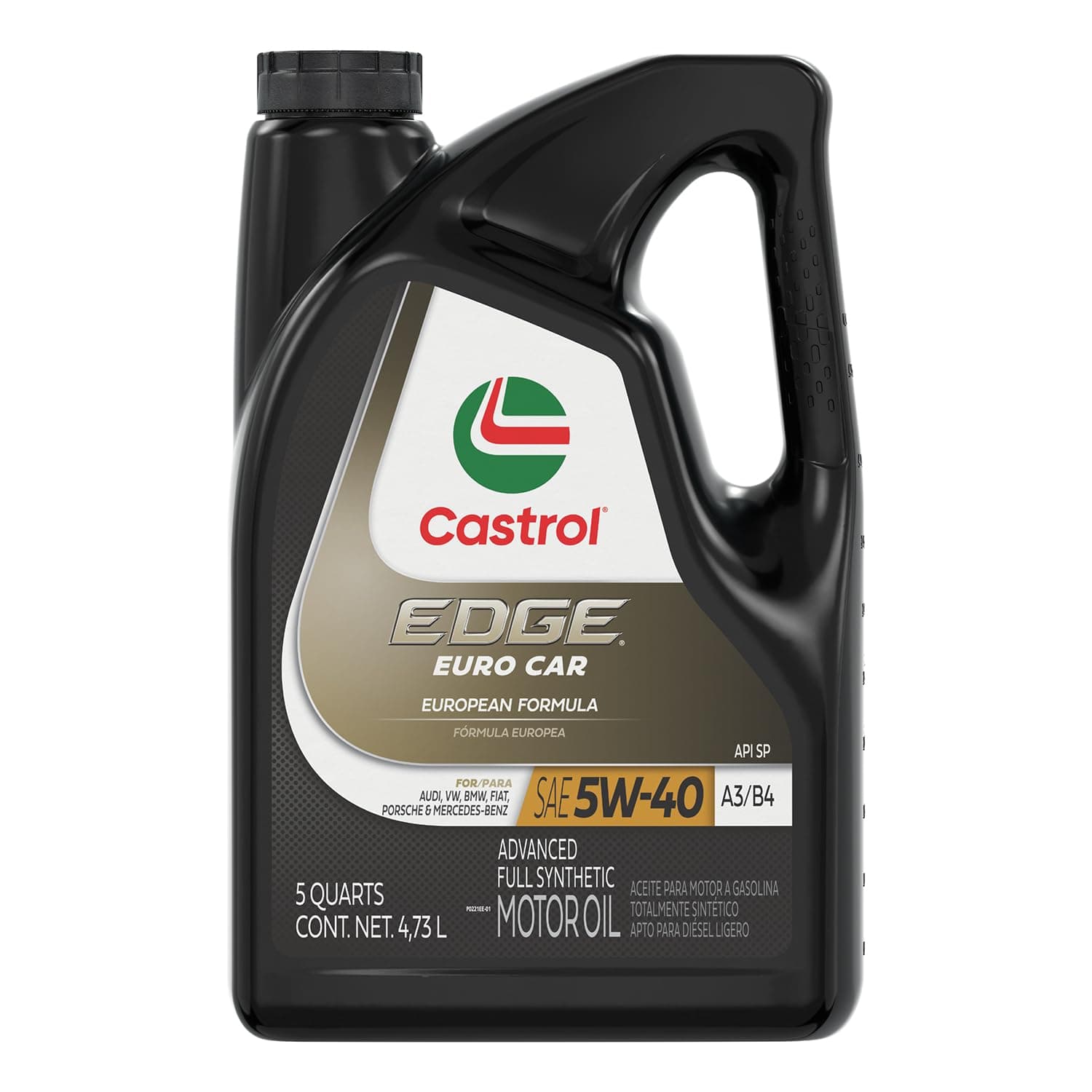 Castrol - Aceite de motor avanzado completamente sintético Edge 5W-40 A3/B4