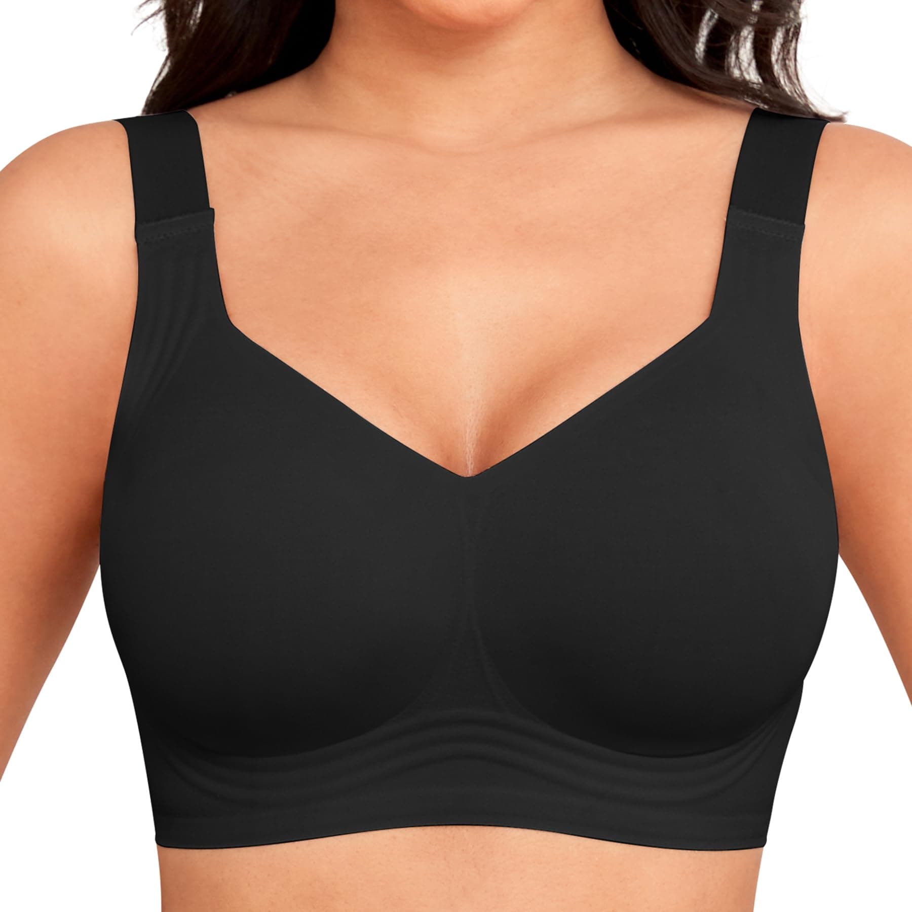 Jouica Women Wirefree Brasier Full Coverage No Underwire Everyday Bras