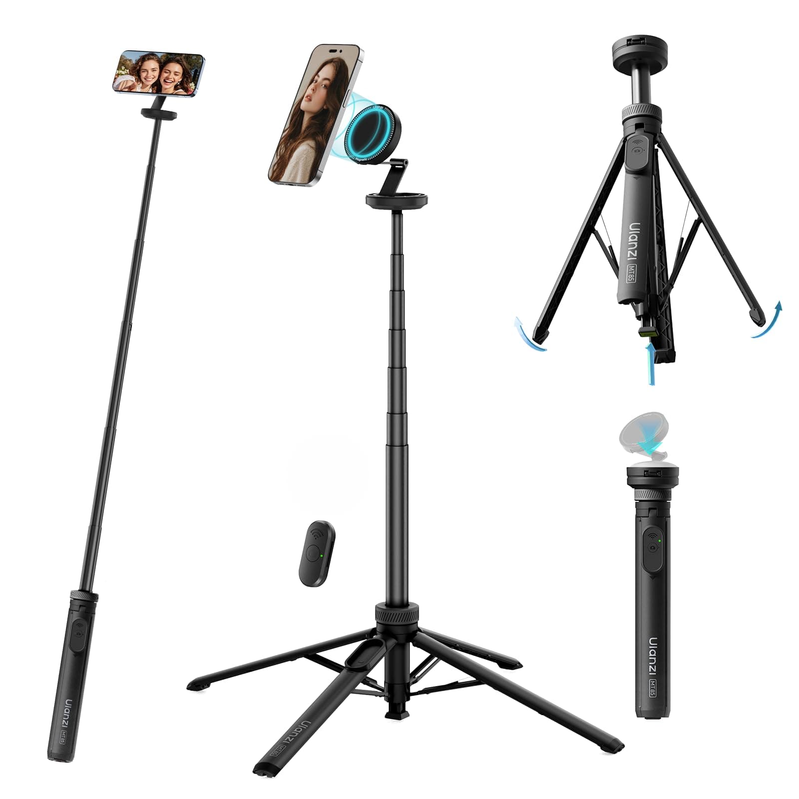 ULANZI MT85 Trípode magnético Extensible para Celular
