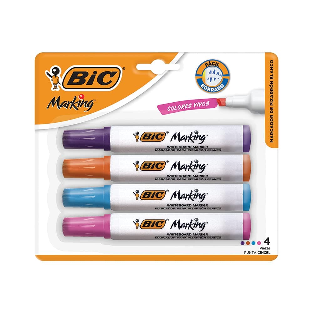 BIC Marcador para Pizarrón Marking Punta Cincel 3.0 y 5.9 mm