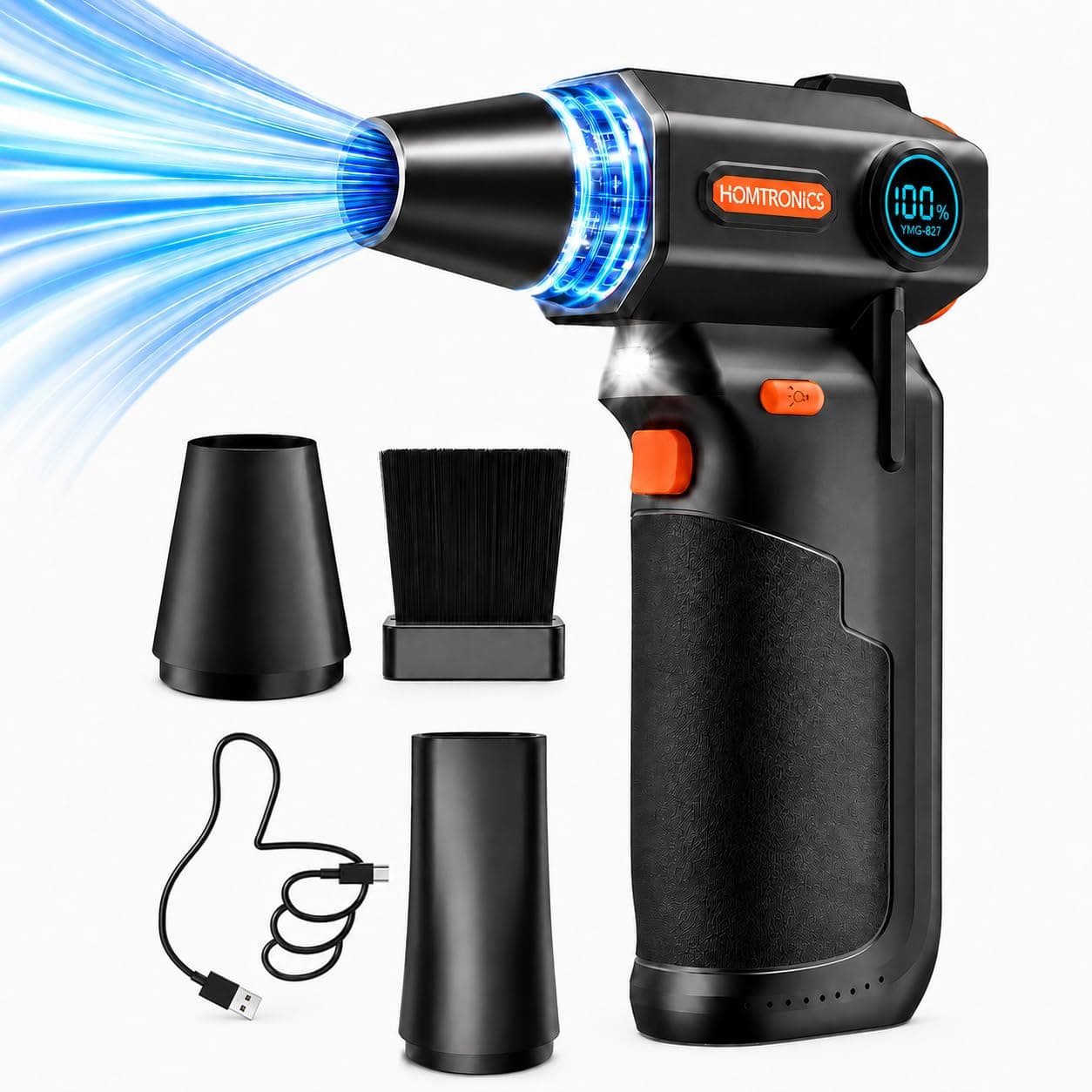 Homtronics Sopladora de Aire Inalambrica