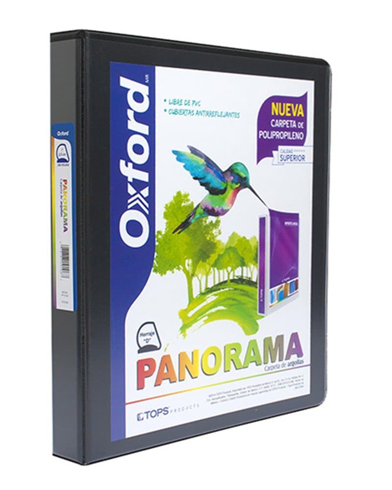 Oxford PP10106 Carpeta de Argollas Panorama Tamaño Carta