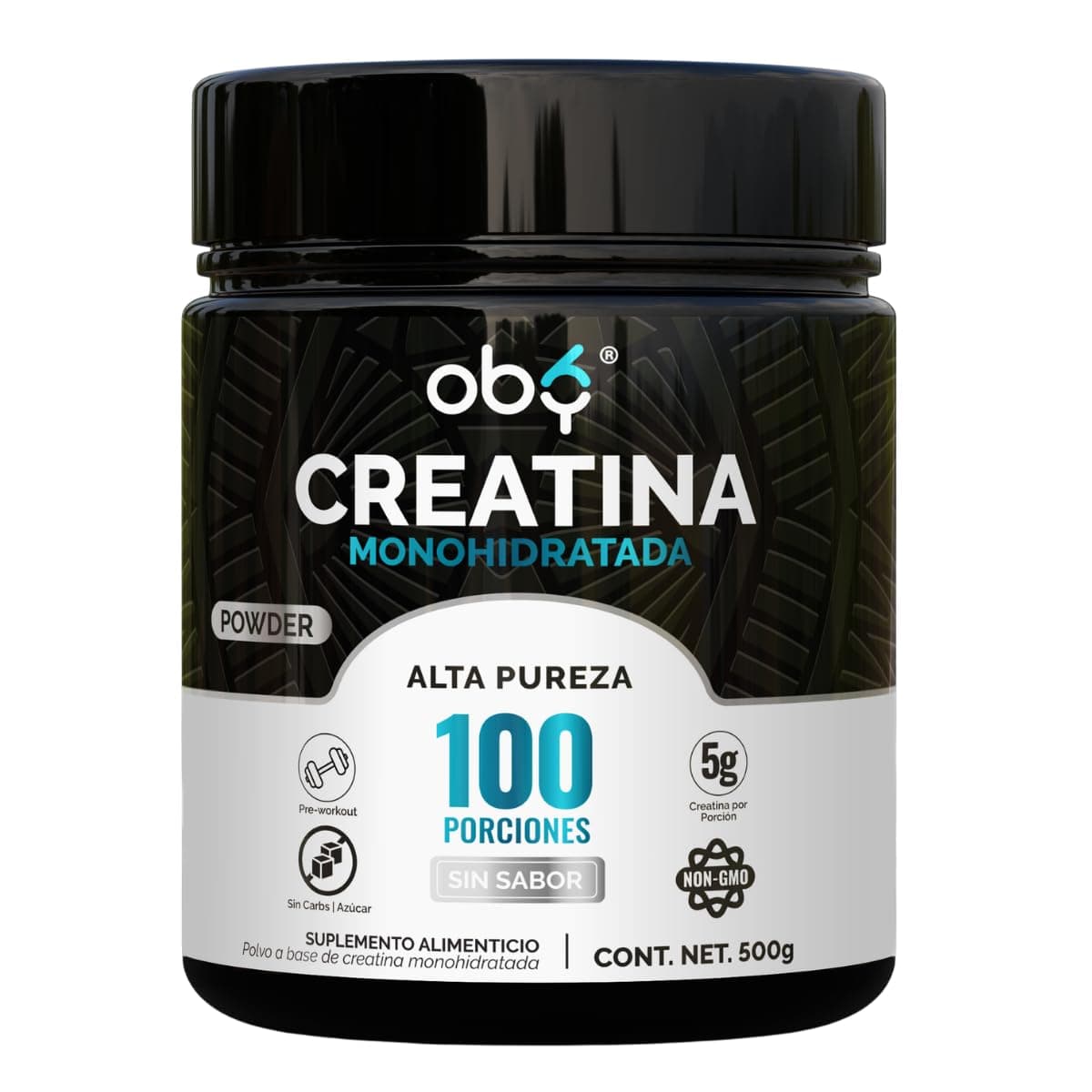 Oby Creatina Monohidratada Micronizada en Polvo