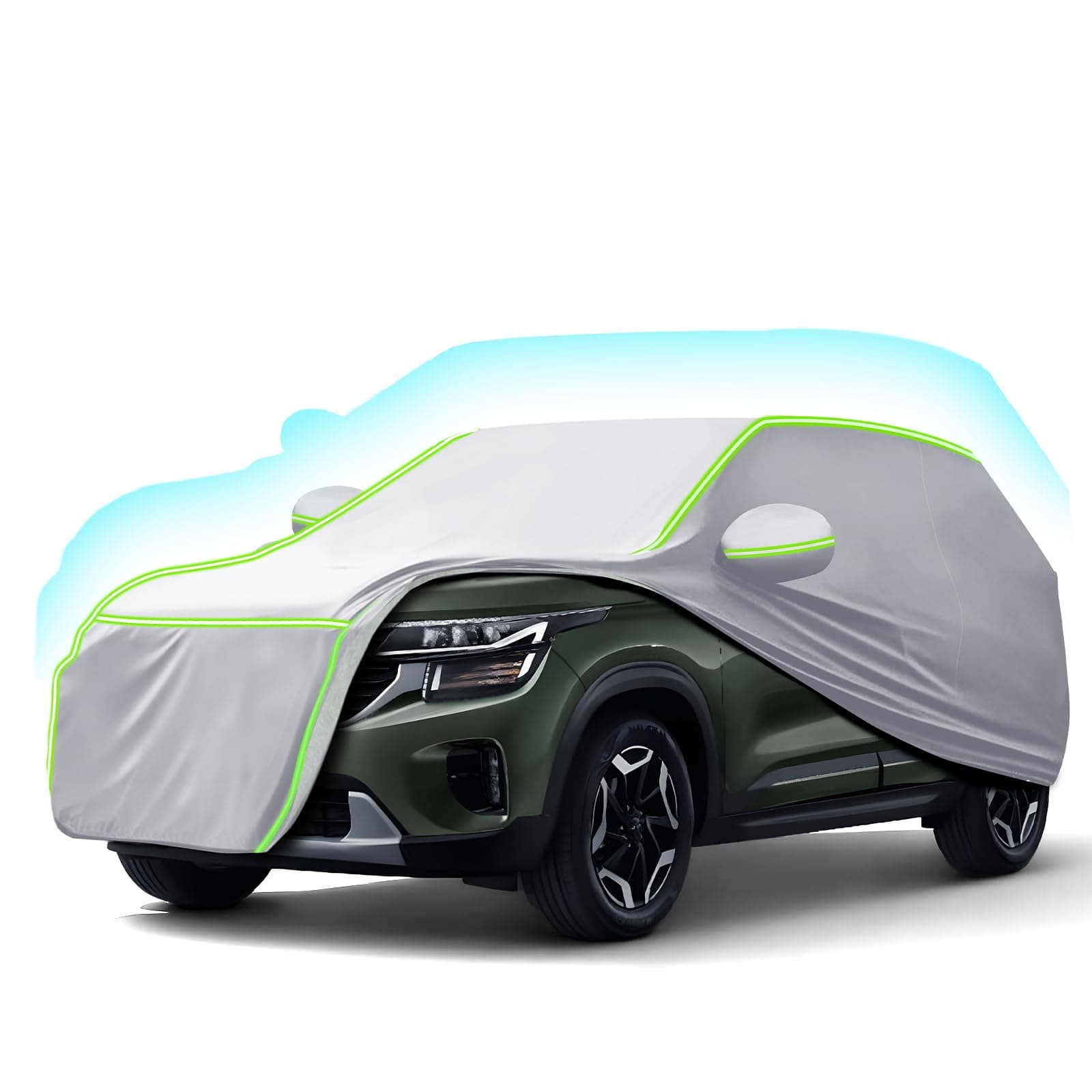 Cubierta para Auto SUV,520x200x180CM Funda Impermeable