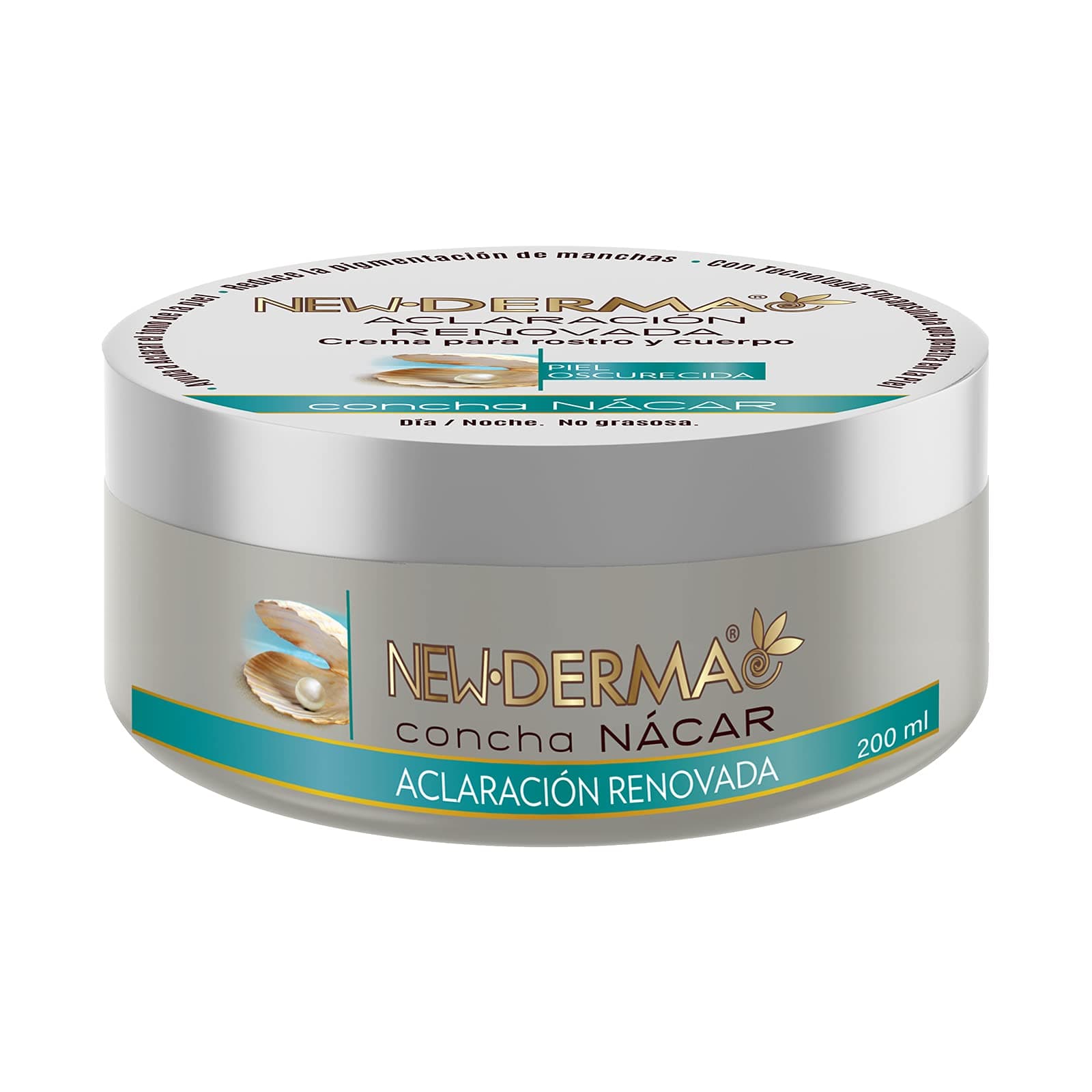 New Derma crema concha nacar 200 ml
