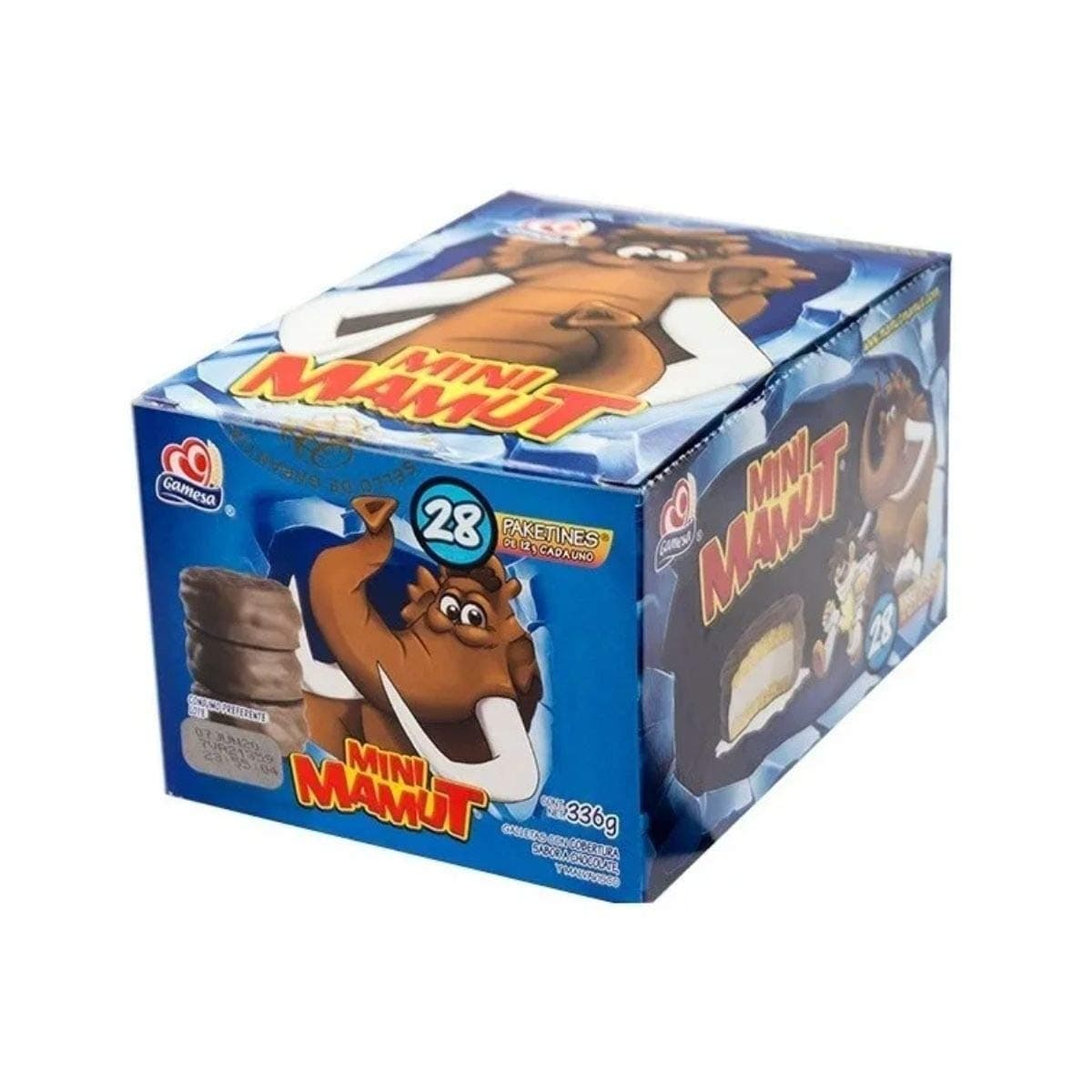 Mamut Mini De Gamesa Con 28 Paquetes Pequeños