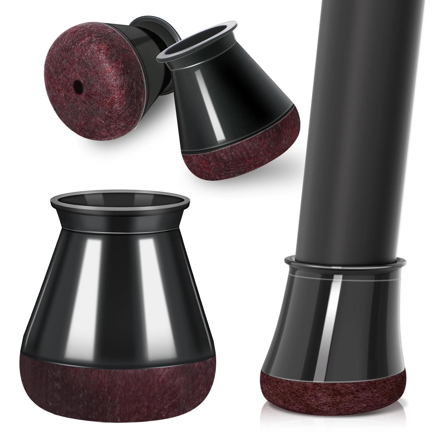 Ansible 16 Protectores para Patas de Sillas, Antideslizantes para Muebles
