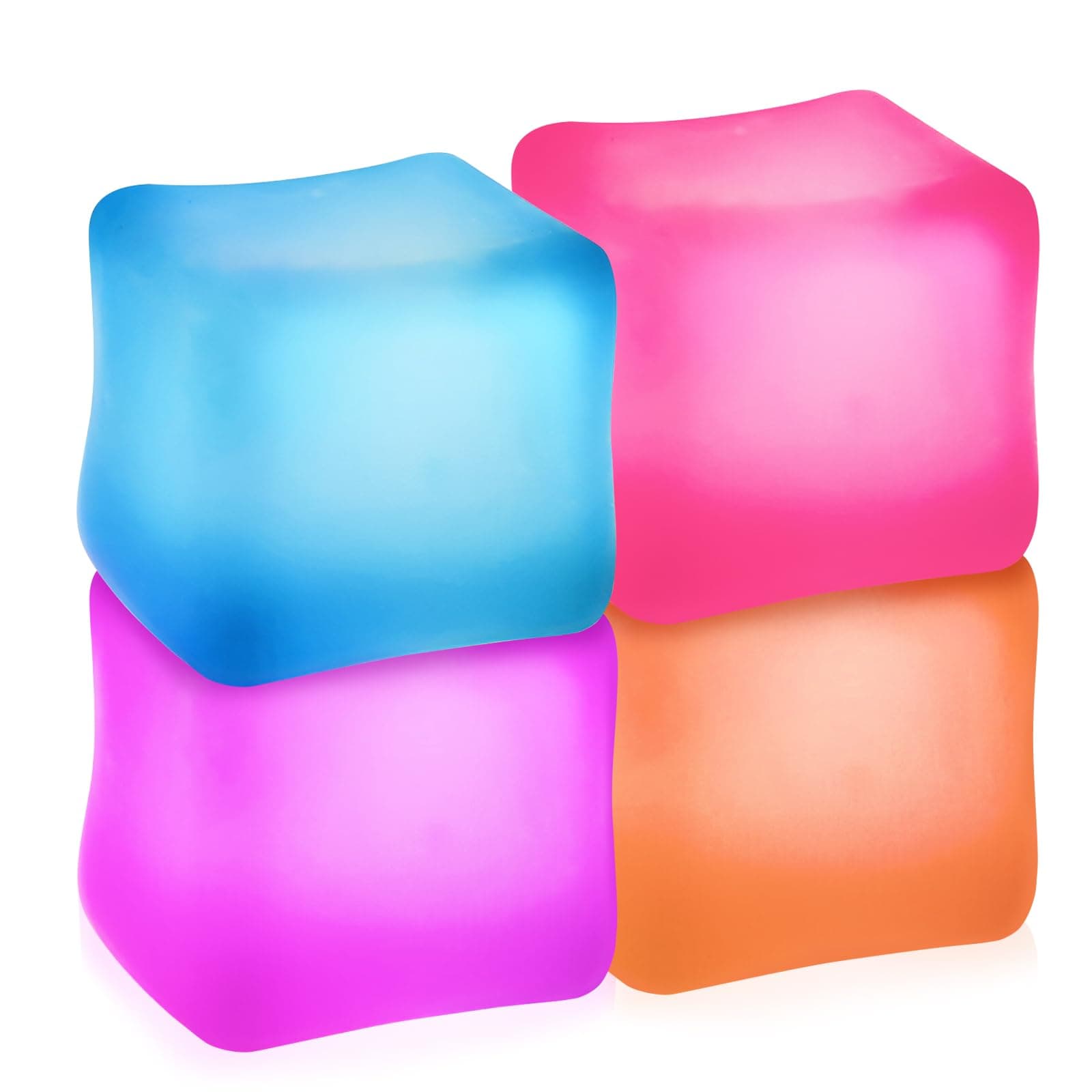 ZQSQD 4PCS Juguetes de Cubo para Antiestrés
