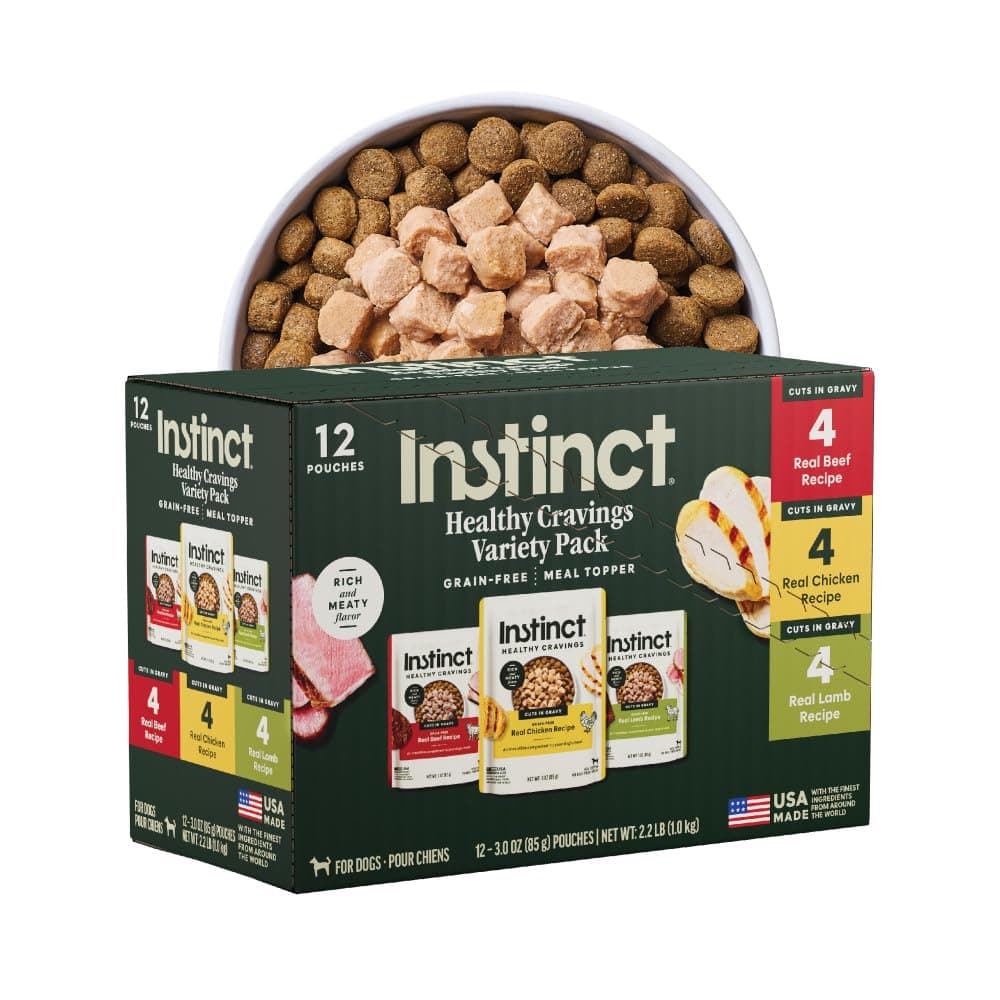 Instinct Healthy Cravings para Perro, Mix de Recetas 12 pz