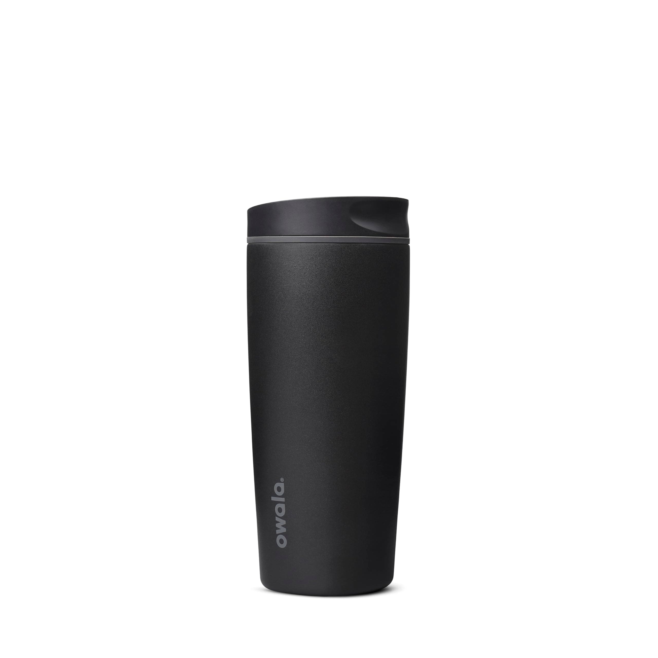 Owala SmoothSip Slider - Cerámica Acero Inoxidable - 20 oz - Negro (muy, muy oscuro)