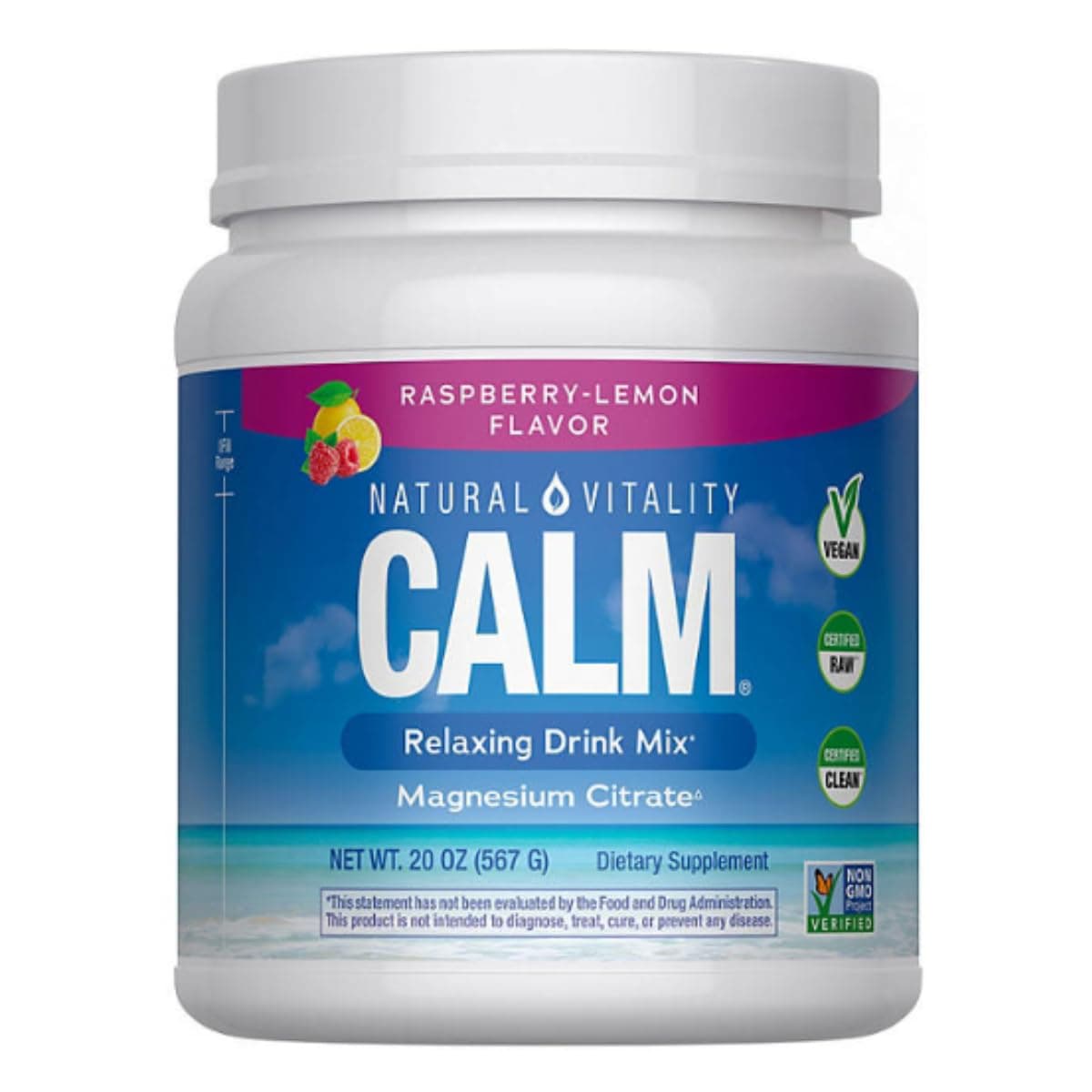 Natural Vitality Calm Suplemento en Polvo a Base de Magnesio