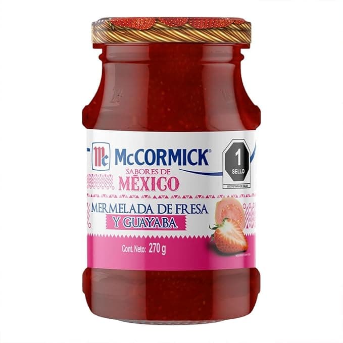 McCormick Mermelada Sabores de México fresa y guayaba 270 g