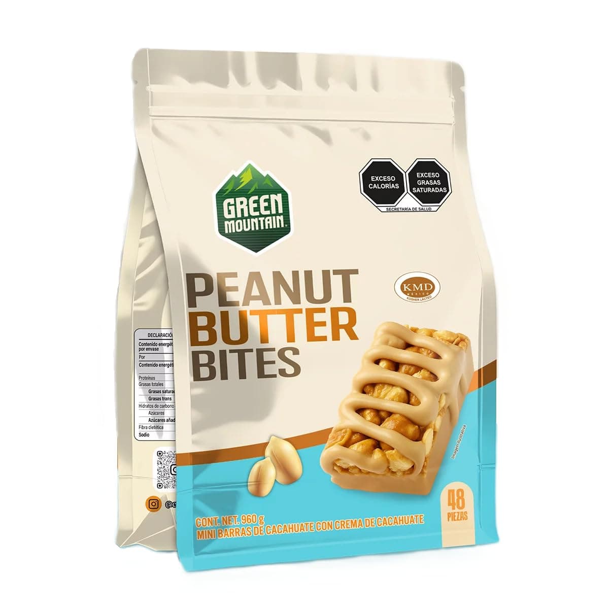 Green Mountain Peanut Butter Bites Barritas de Cacahuate