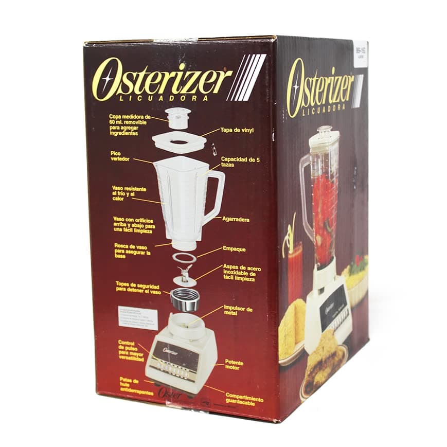Oster Licuadora Galaxy 10 Vel Vaso plástico Almendra 869-16