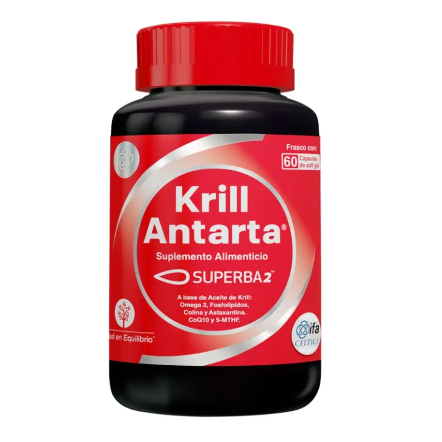 Aceite de Krill Antarta Suplemento Alimenticio - Caja con 60 caps