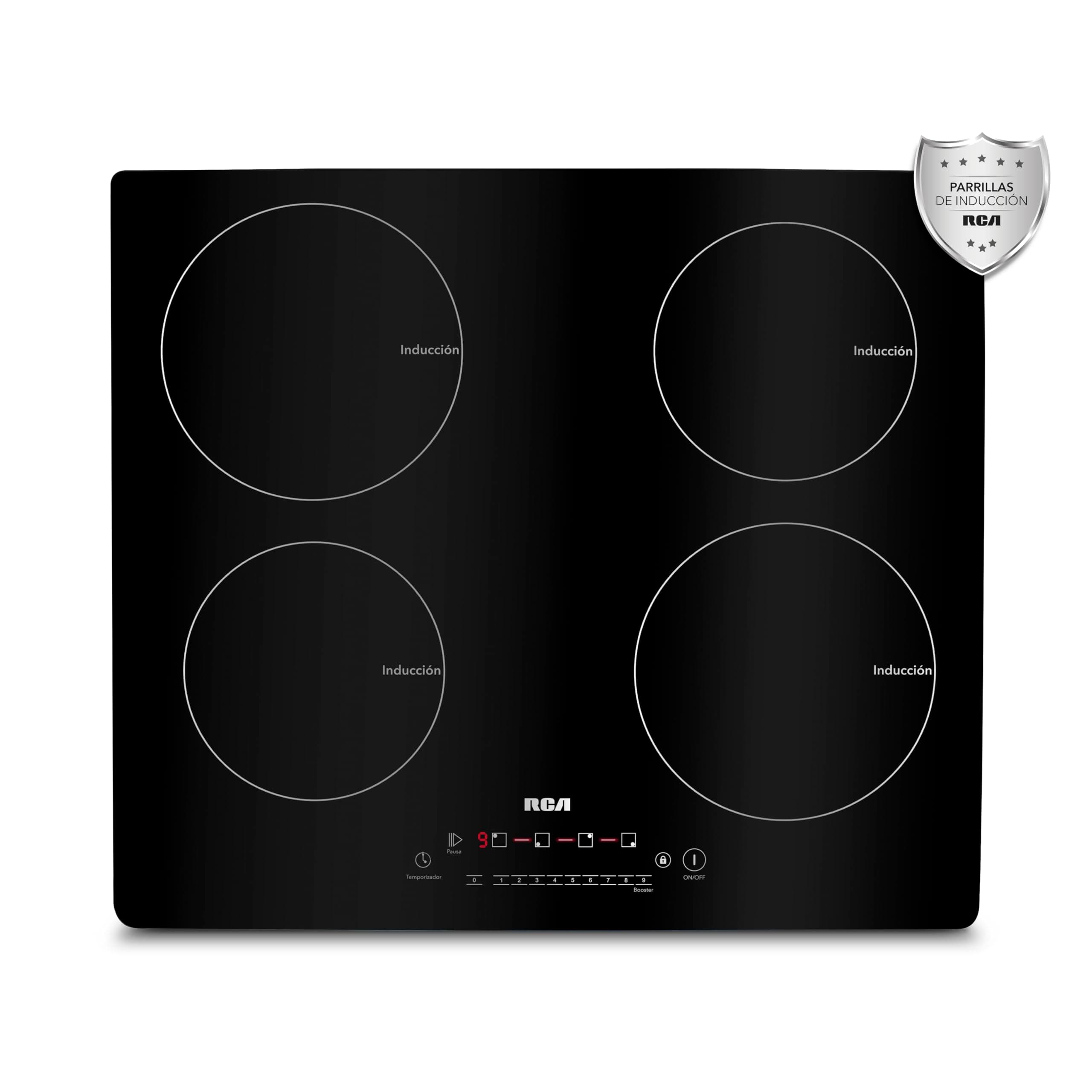 RCA Parrilla de Inducción RC-12A5 con 4 Quemadores