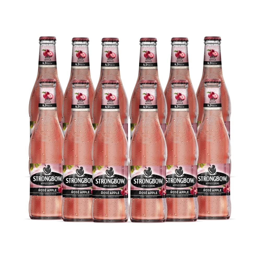 Strongbow Sidra Rosé 12 Botellas 330ml