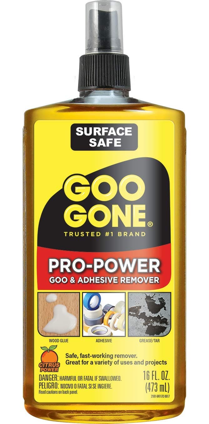 Goo Gone Pro-Power - 16 onzas líquidas (paquete de 1) - Eliminador de calcomanía de fuerza
