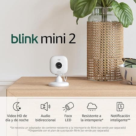 Blink Mini 2, Cámara de seguridad inteligente para el hogar