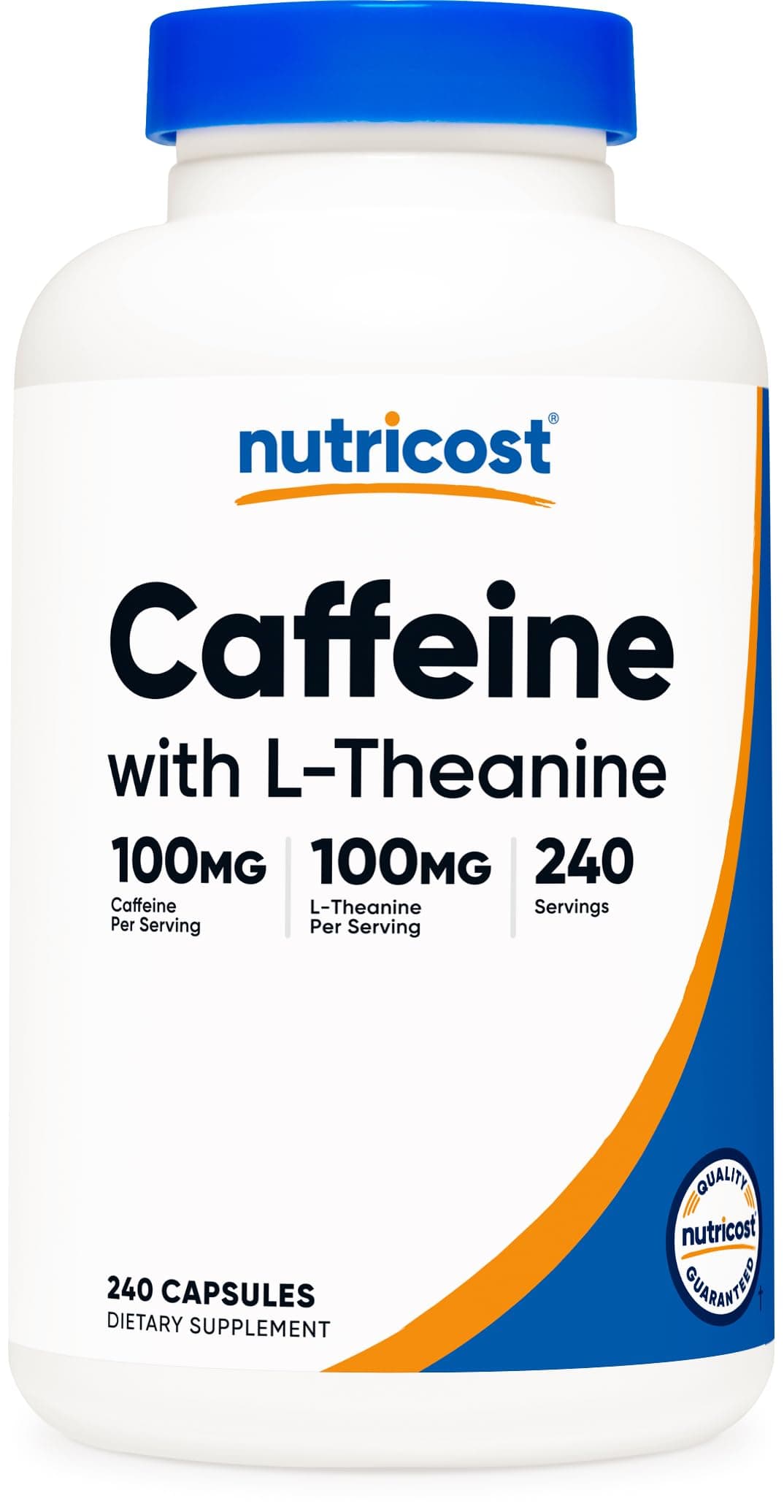 Nutricost Cafeína + L-teanina 100 mg