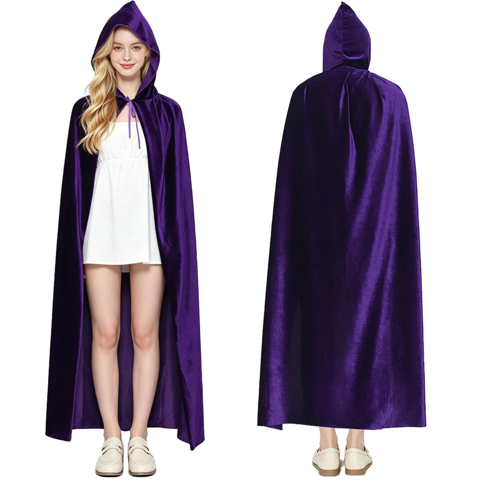 Capa de Halloween, La Capa de Capucha de la Muerte de Drácula, es Una Capa de Vestido de Baile