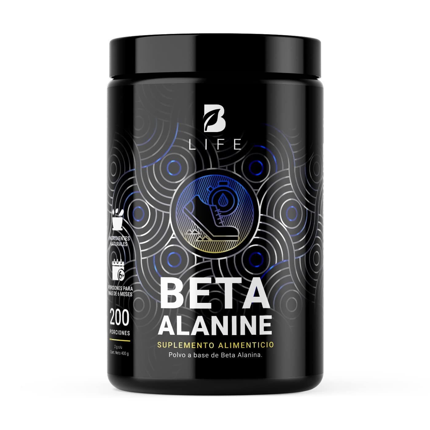 B Life Beta Alanina Pura en Polvo 200 Servicios 400g
