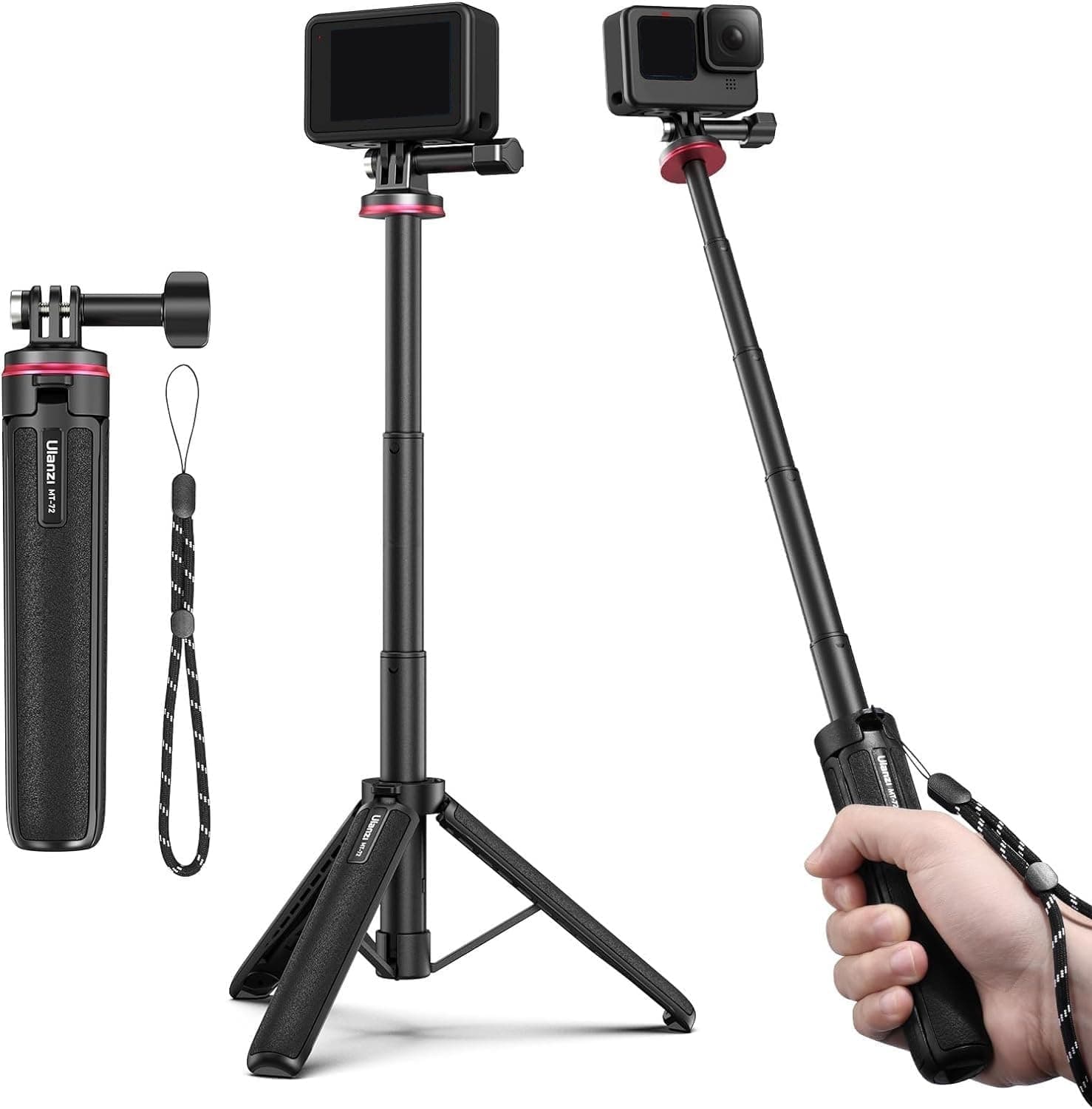 Ulanzi MT-72 Trípode de 51CM Extensible para cámara de acción