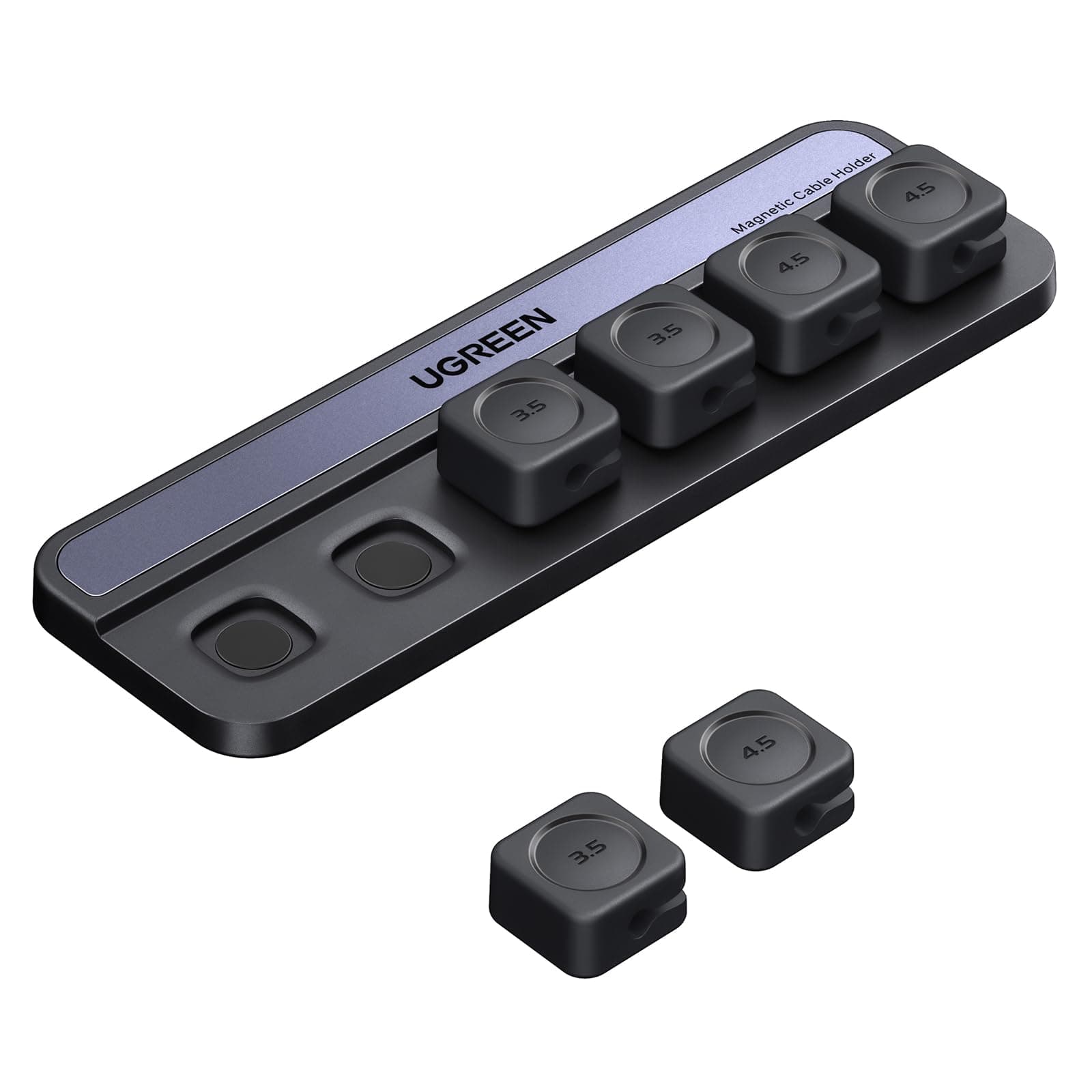 UGREEN 6 Pcs Organizador de Cables Magnéticos, Soporte de Clips de Cable