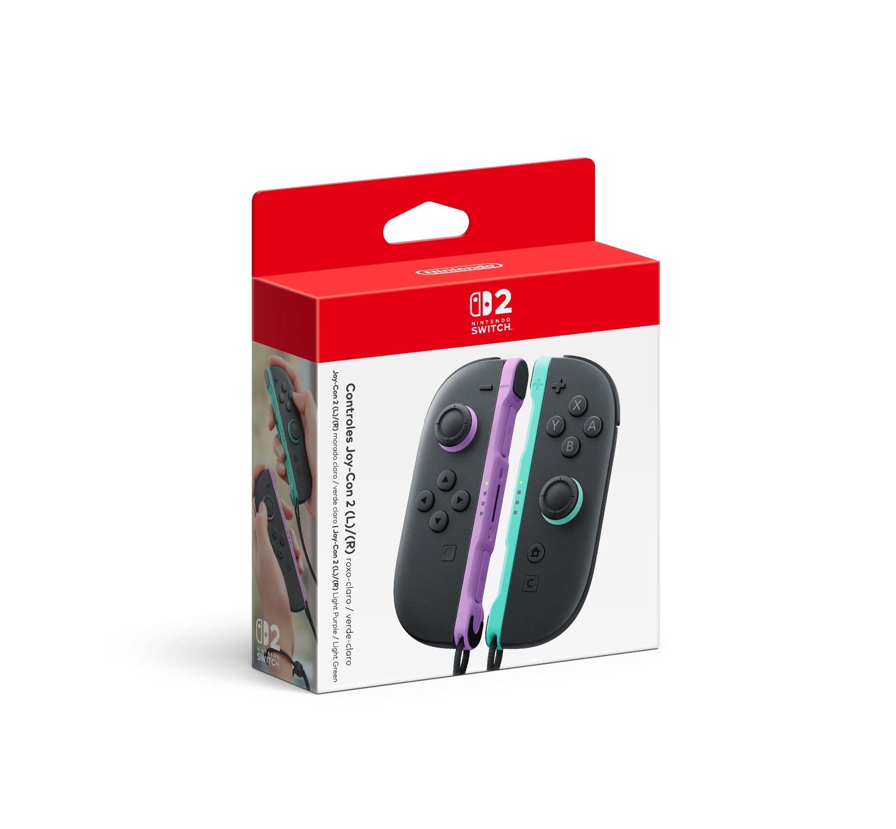 Controles Joy-Con 2 Light Purple/Light Green - para Switch 2 Edition
