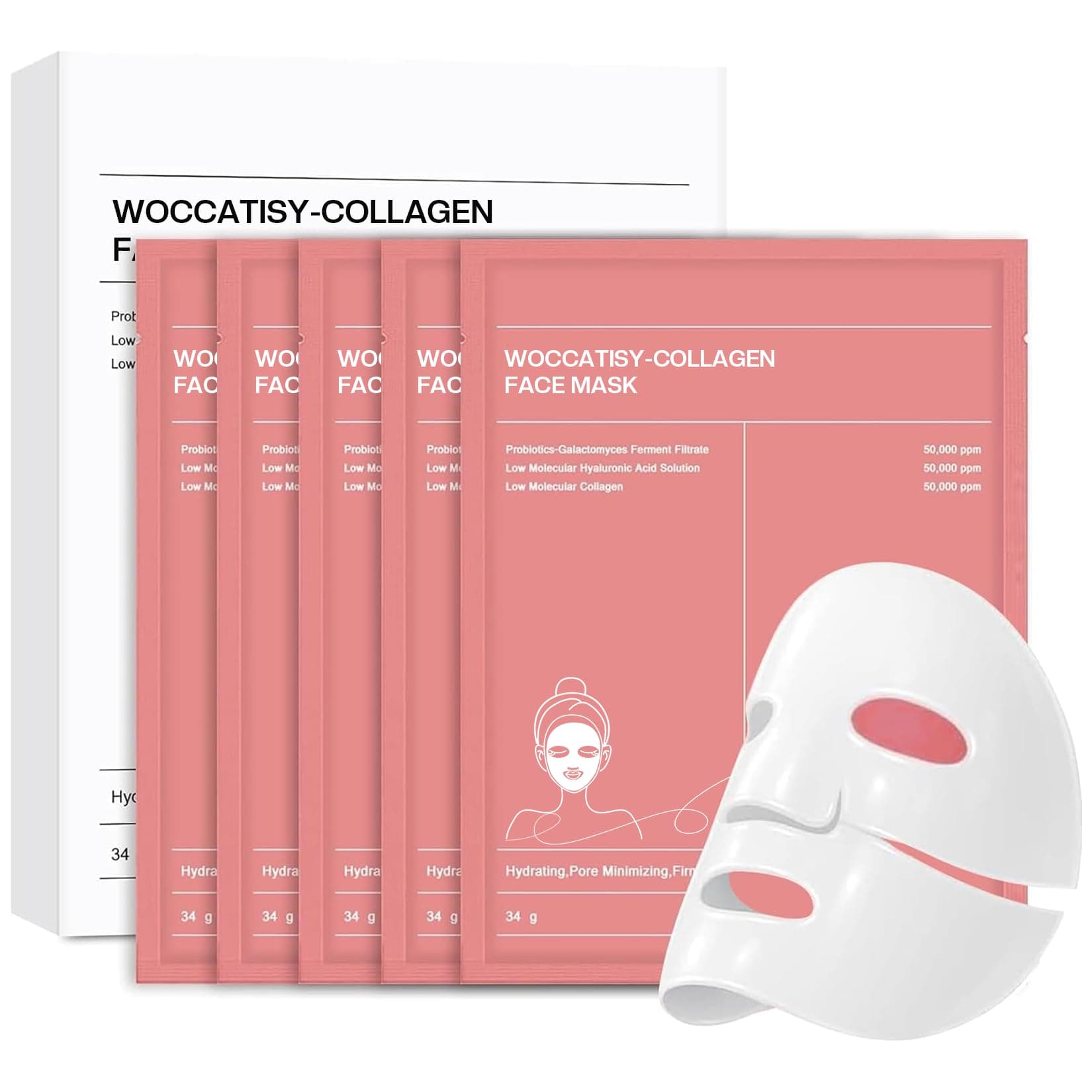 Woccatisy Mascarilla de Colágeno Hidrogel