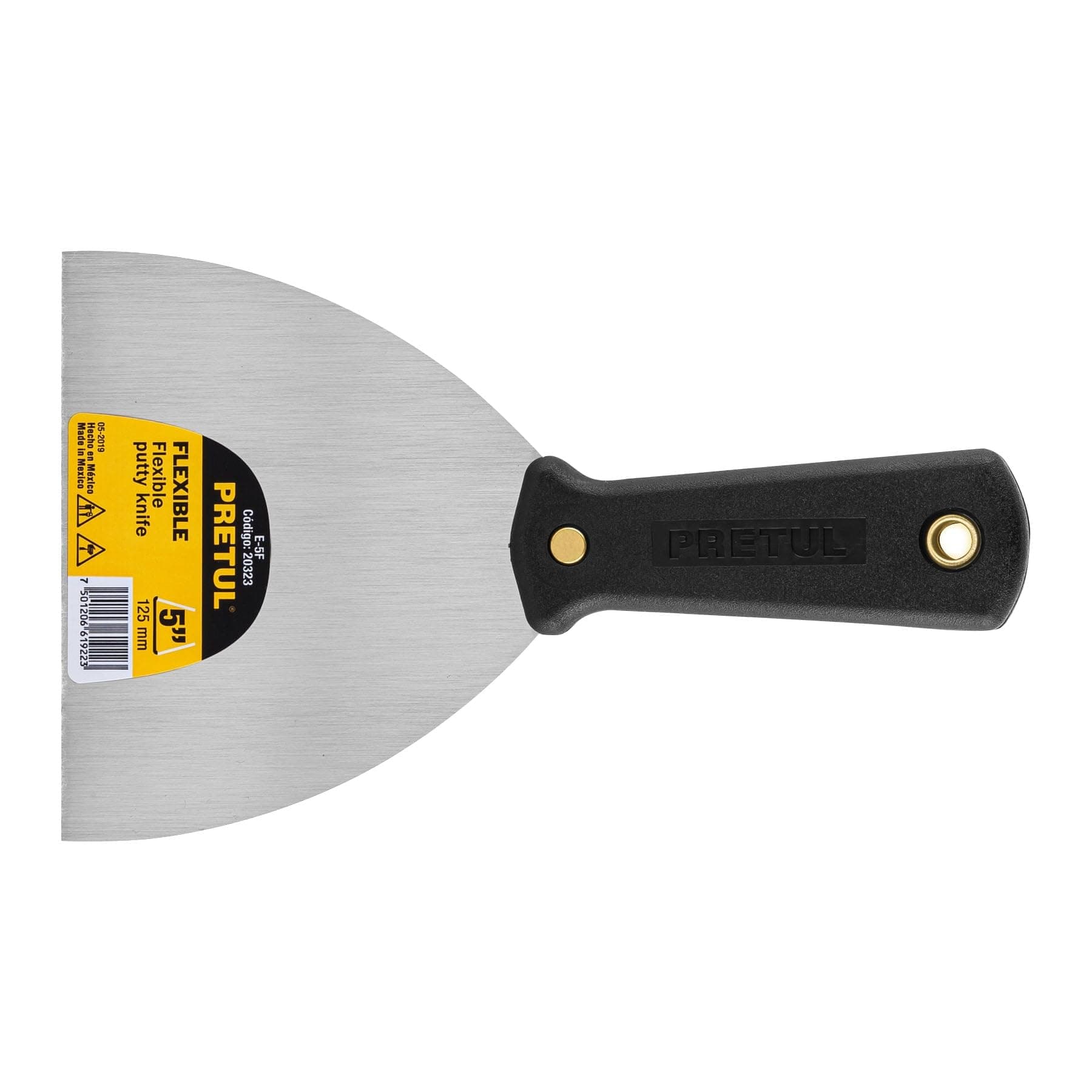 Pretul E-5F, Espátula flexible, en acero al alto carbono, 5"