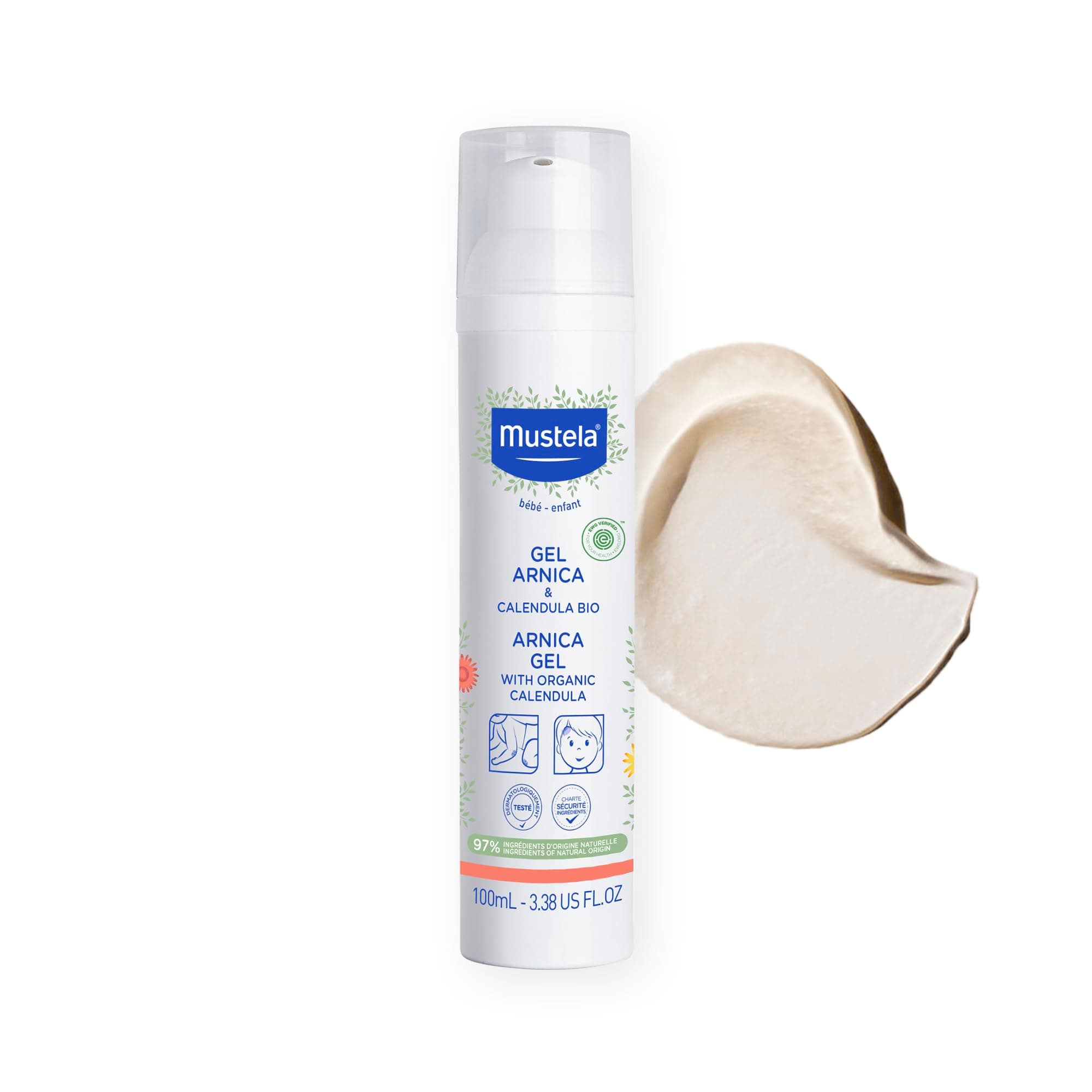 Mustela BIO, Gel Orgánico de Árnica y Caléndula, 100ml