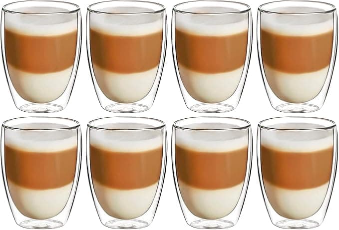 Set de Vasos y Tazas Easyware Doble Pared