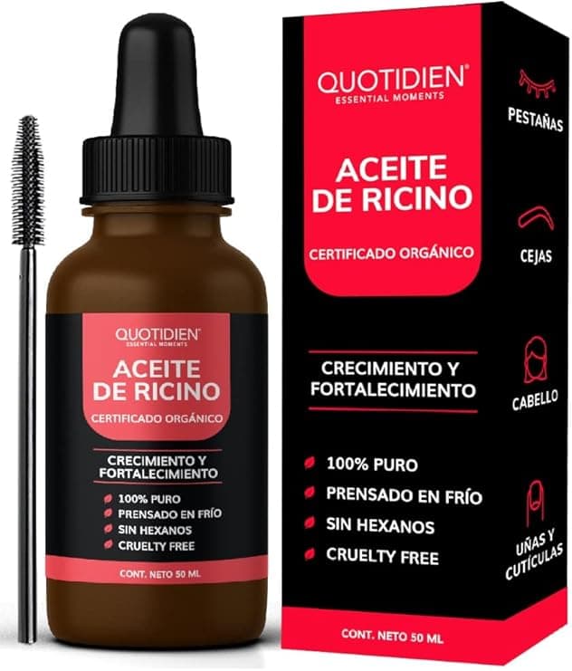 Aceite de Ricino Quotidien Orgánico 50ml