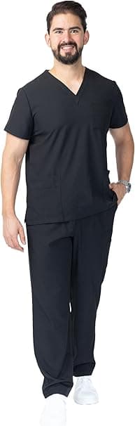UNIFORMES BÁRBARA - Pijama Quirúrgica para Caballero Hombre Corte Recto con Bolsas en la filipina