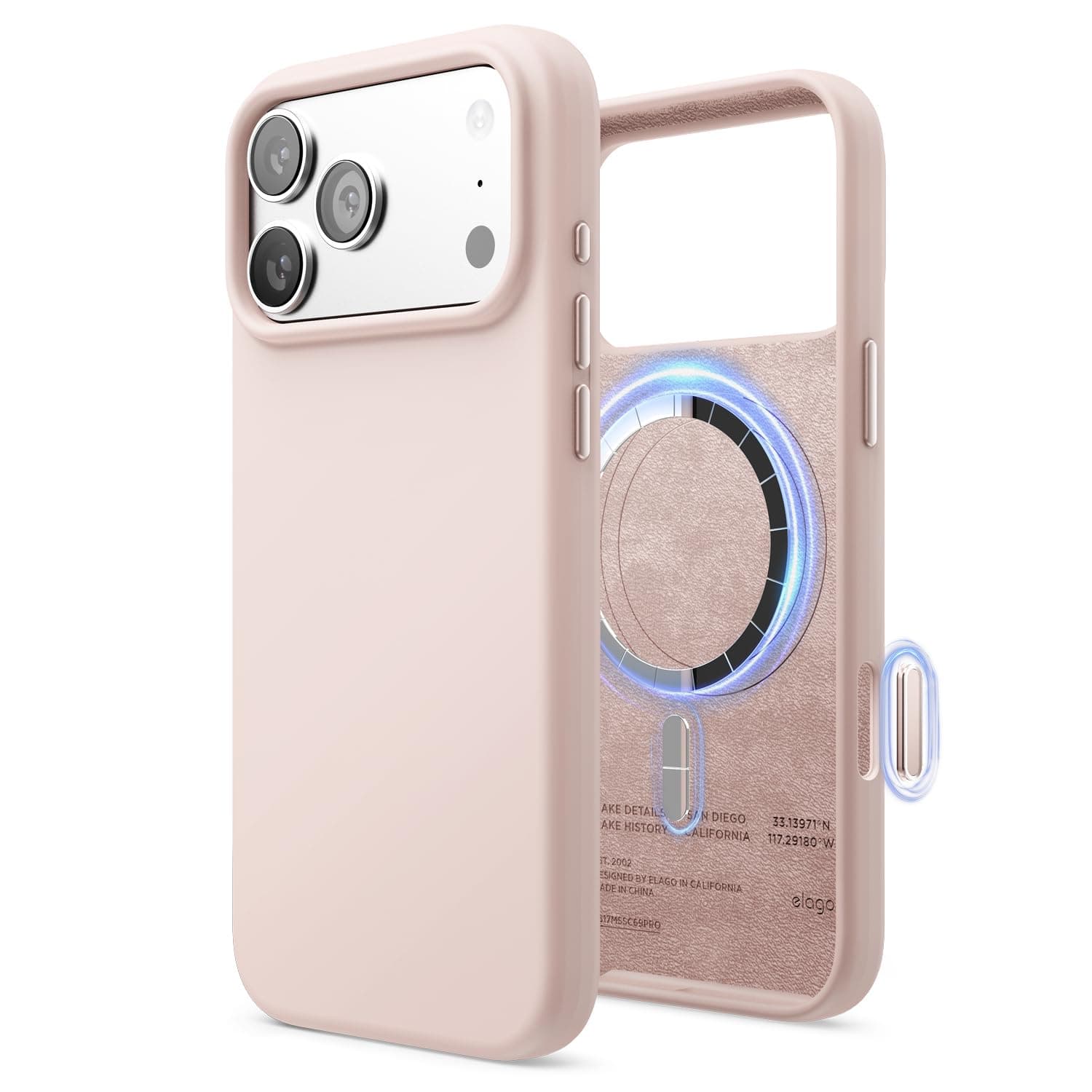 elago Funda Magnética de Silicona para iPhone 18 Pro MAX & 17 Pro MAX
