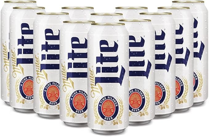 Heineken Miller Lite Cerveza Pilsner 12 Latas 710ml