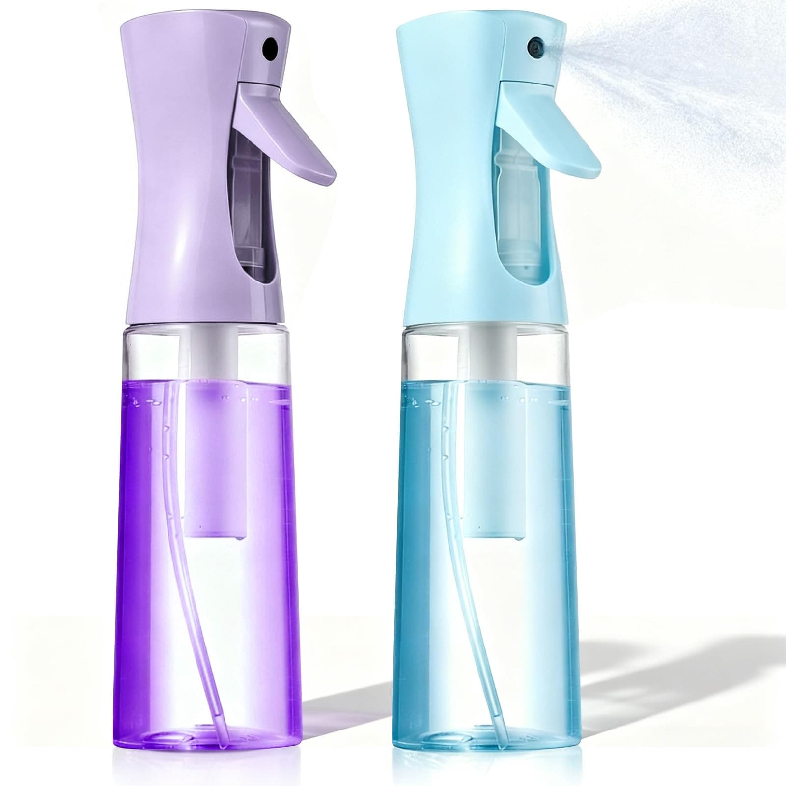 CALLECK 2-Pack Pulverizadores Spray Niebla Fina 300ml Transparentes