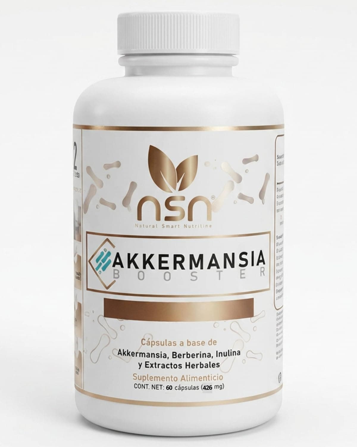 NSN | Akkermansia Muciniphila GLP-1 Booster | 2 Billones de Probióticos Especializados de Nueva
